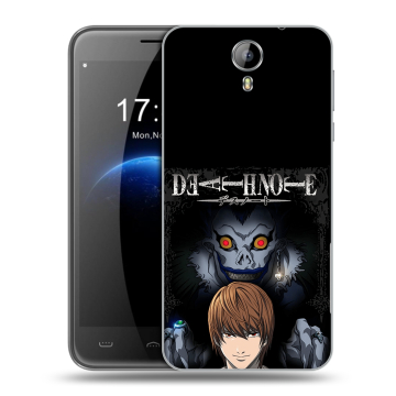 Силиконовый чехол на Homtom HT3 с принтом Death note Тетрадь смерти