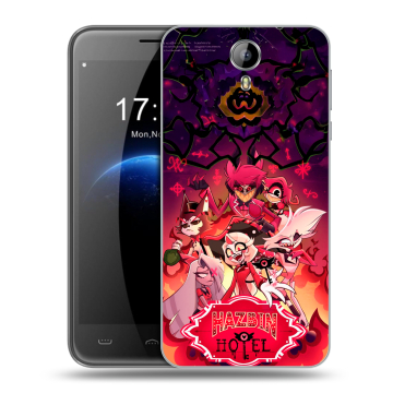 Силиконовый чехол на Homtom HT3 с принтом Hazbin Hotel Отель Хазбин Силиконовый чехол на Homtom HT3 с принтом Hazbin Hotel Отель Хазбин