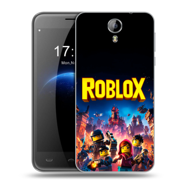 Силиконовый чехол на Homtom HT3 с принтом Roblox Роблокс Силиконовый чехол на Homtom HT3 с принтом Roblox Роблокс