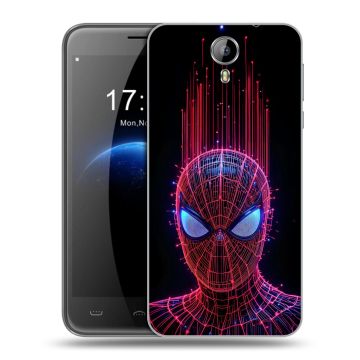 Силиконовый чехол на Homtom HT3 с принтом Spiderman Человек паук Силиконовый чехол на Homtom HT3 с принтом Spiderman Человек паук