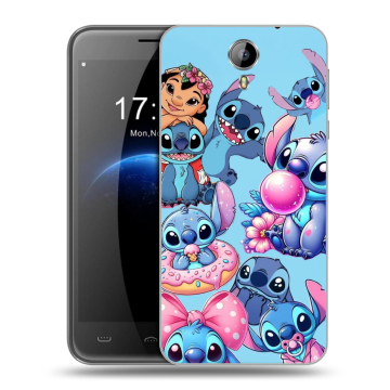 Силиконовый чехол на Homtom HT3 с принтом Лило и Стич