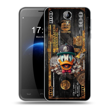 Силиконовый чехол на Homtom HT3 с принтом Дональд Дак Доллар Силиконовый чехол на Homtom HT3 с принтом Дональд Дак Доллар