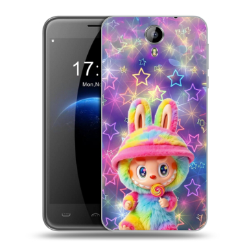 Силиконовый чехол на Homtom HT3 с принтом Labubu Лабубу