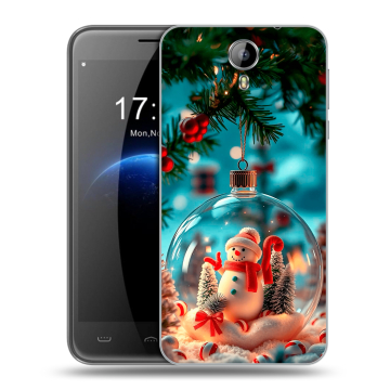 Силиконовый чехол на Homtom HT3 с принтом Новый год