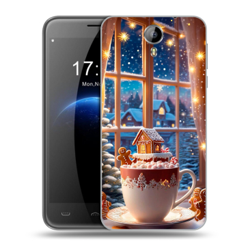 Силиконовый чехол на Homtom HT3 с принтом Новый год
