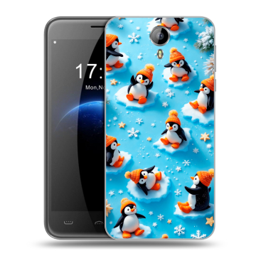 Силиконовый чехол на Homtom HT3 с принтом Новый год