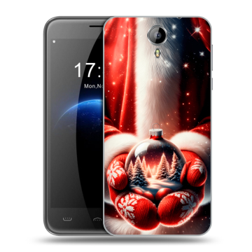 Силиконовый чехол на Homtom HT3 с принтом Новый год