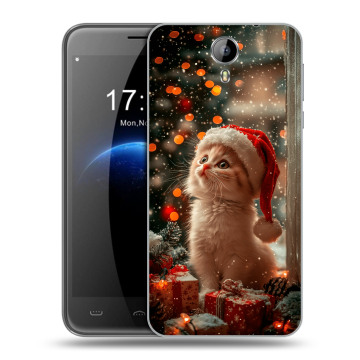 Силиконовый чехол на Homtom HT3 с принтом Новый год
