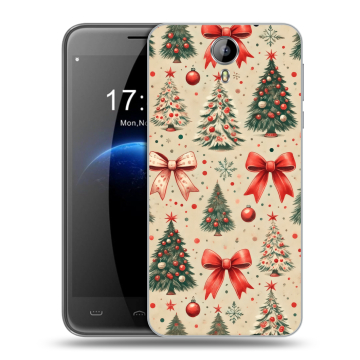 Силиконовый чехол на Homtom HT3 с принтом Новый год