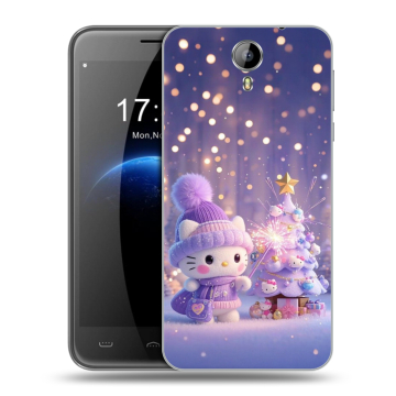 Силиконовый чехол на Homtom HT3 с принтом Новый год