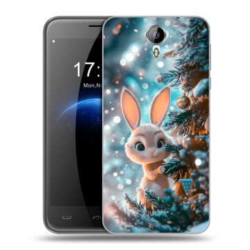 Силиконовый чехол на Homtom HT3 с принтом Новый год