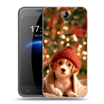 Силиконовый чехол на Homtom HT3 с принтом Новый год