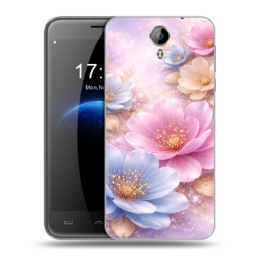 Силиконовый чехол на Homtom HT3 с принтом женский Силиконовый чехол на Homtom HT3 с принтом женский