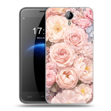 Силиконовый чехол на Homtom HT3 с принтом женский Силиконовый чехол на Homtom HT3 с принтом женский