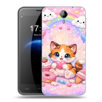 Силиконовый чехол на Homtom HT3 с принтом для девочек Силиконовый чехол на Homtom HT3 с принтом для девочек