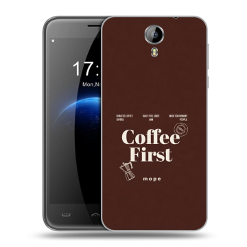 Силиконовый чехол на Homtom HT3 с принтом женский Силиконовый чехол на Homtom HT3 с принтом женский