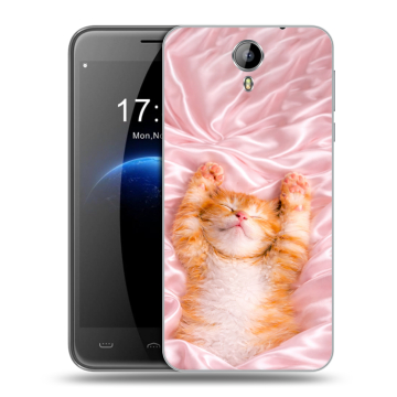 Силиконовый чехол на Homtom HT3 с принтом женский Силиконовый чехол на Homtom HT3 с принтом женский