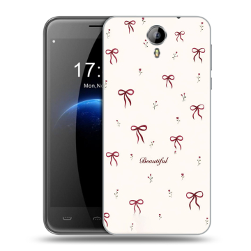 Силиконовый чехол на Homtom HT3 с принтом для девочек