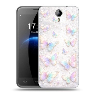 Силиконовый чехол на Homtom HT3 с принтом женский Силиконовый чехол на Homtom HT3 с принтом женский