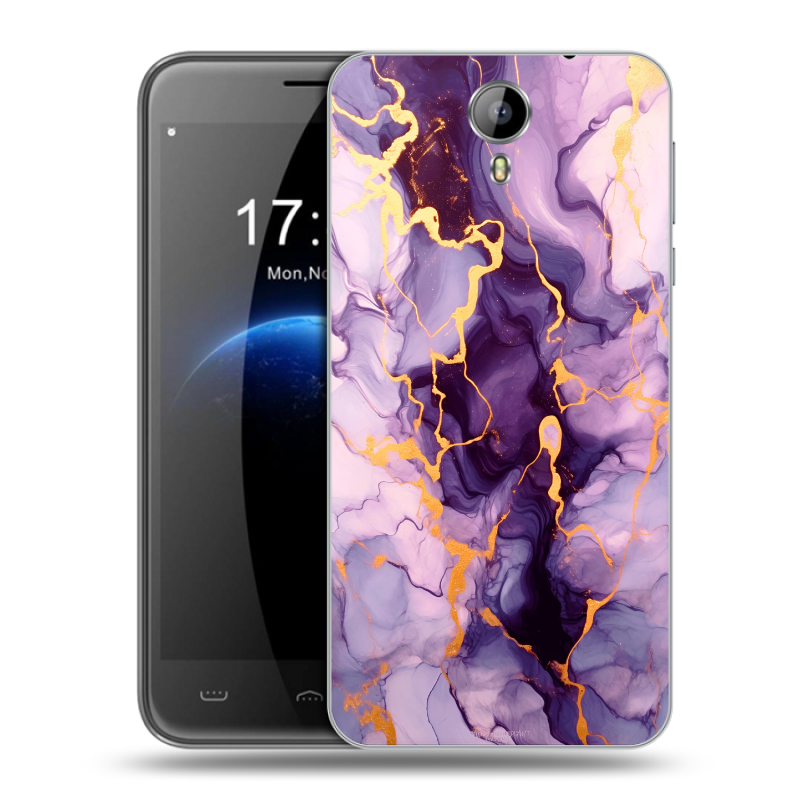 Силиконовый чехол на Homtom HT3 с принтом Мрамор Силиконовый чехол на Homtom HT3 с принтом Мрамор