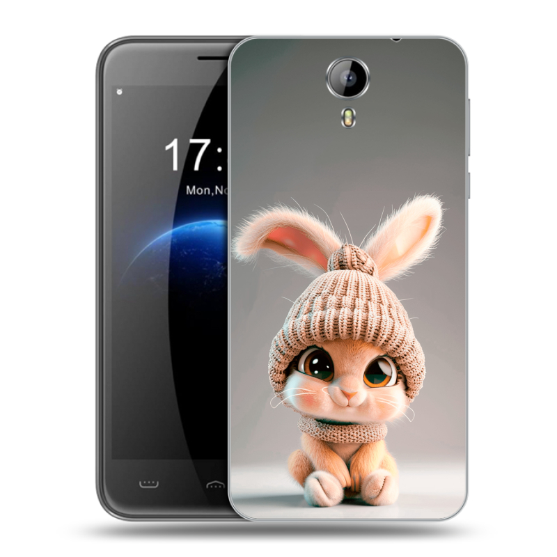 Силиконовый чехол на Homtom HT3 с принтом Кролик Силиконовый чехол на Homtom HT3 с принтом Кролик