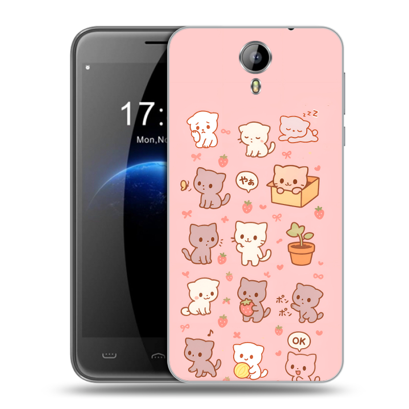 Силиконовый чехол на Homtom HT3 с принтом Hello Kitty Хелоу Кити Силиконовый чехол на Homtom HT3 с принтом Hello Kitty Хелоу Кити