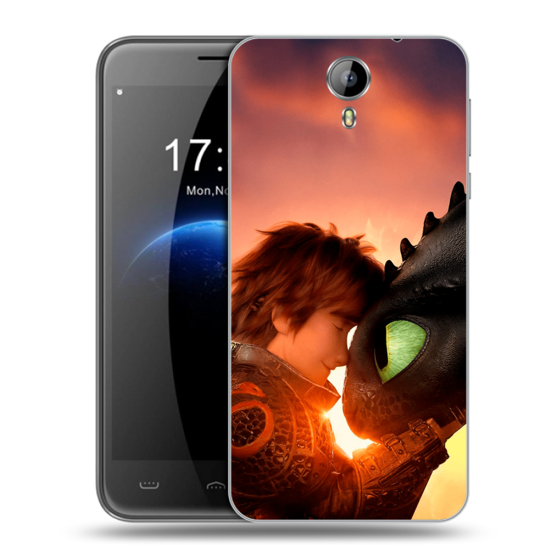 Силиконовый чехол на Homtom HT3 с принтом Как приручить дракона Силиконовый чехол на Homtom HT3 с принтом Как приручить дракона