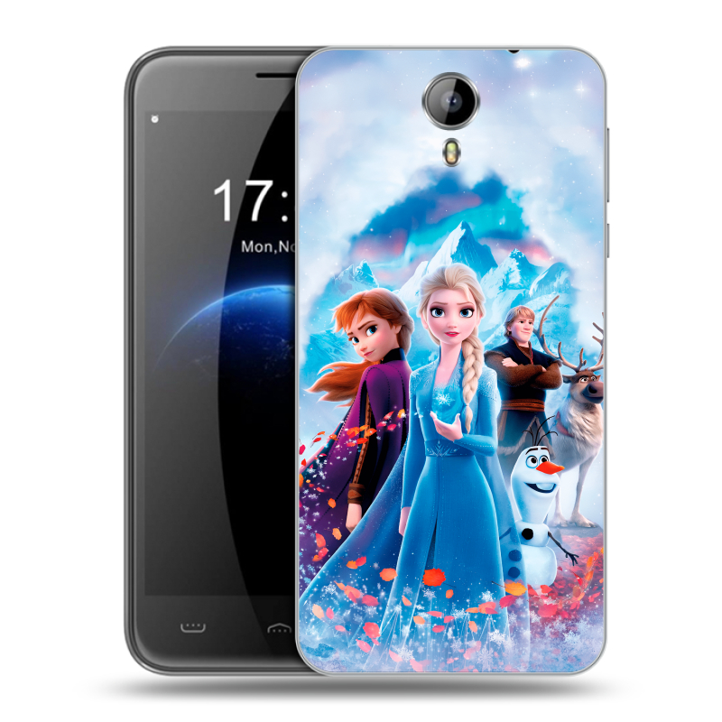 Силиконовый чехол на Homtom HT3 с принтом Холодное сердце Frozen Силиконовый чехол на Homtom HT3 с принтом Холодное сердце Frozen