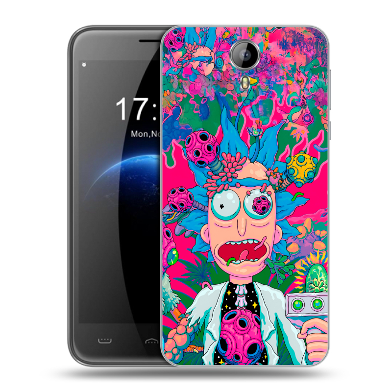 Силиконовый чехол на Homtom HT3 с принтом Рик и Морти Rick Morty Силиконовый чехол на Homtom HT3 с принтом Рик и Морти Rick Morty