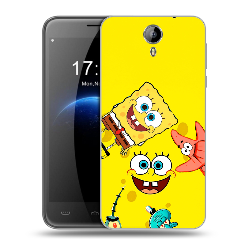 Силиконовый чехол на Homtom HT3 с принтом Спанч боб Спанчбоб Силиконовый чехол на Homtom HT3 с принтом Спанч боб Спанчбоб