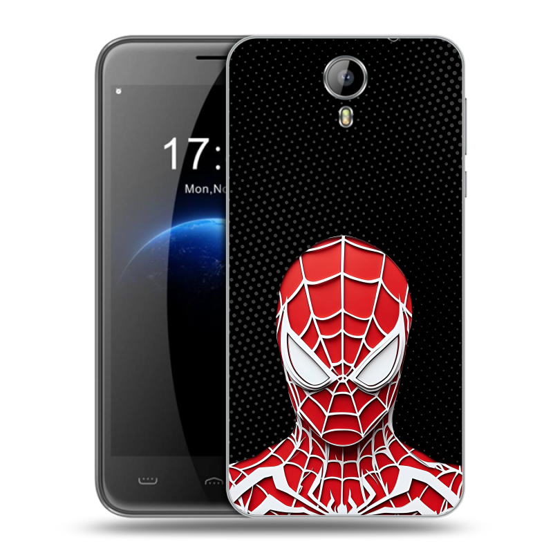Силиконовый чехол на Homtom HT3 с принтом человек паук spiderman Силиконовый чехол на Homtom HT3 с принтом человек паук spiderman