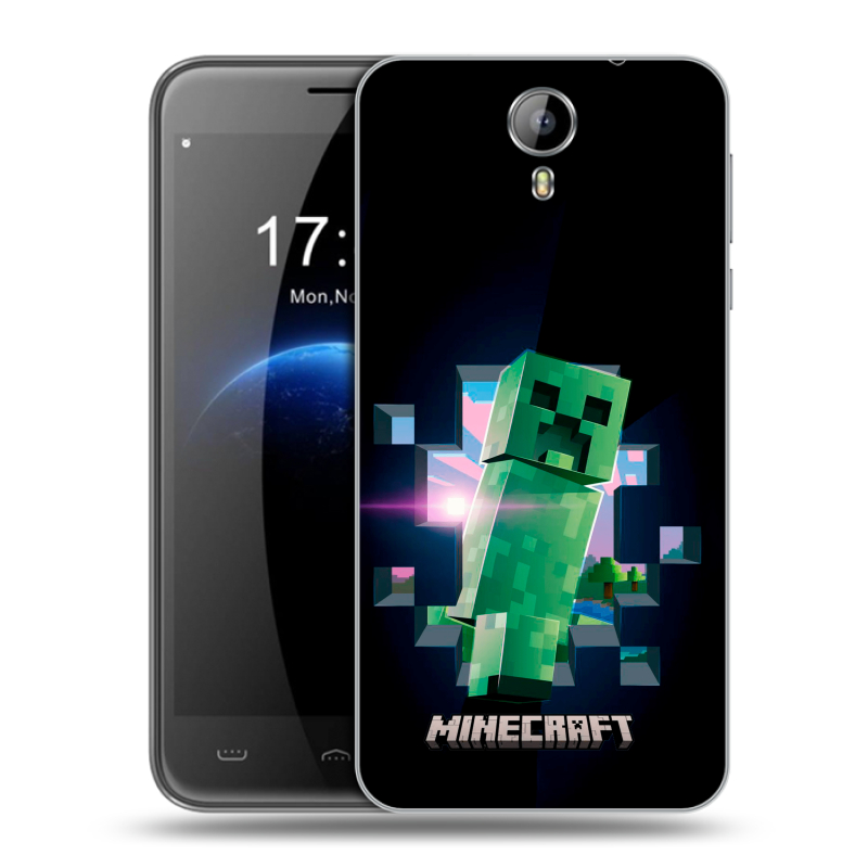 Силиконовый чехол на Homtom HT3 с принтом Майнкрафт Minecraft Силиконовый чехол на Homtom HT3 с принтом Майнкрафт Minecraft