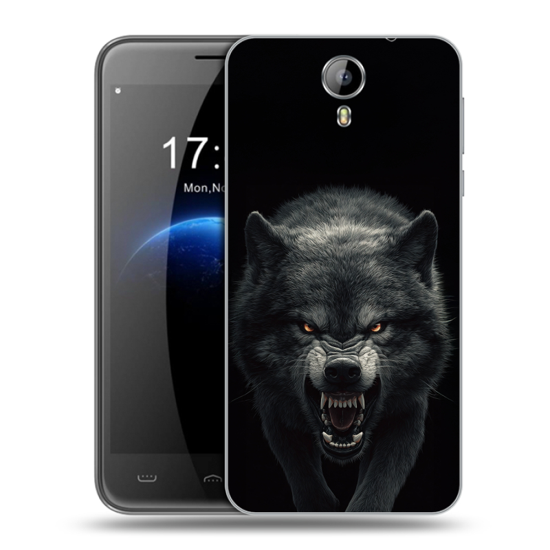 Силиконовый чехол на Homtom HT3 с принтом Волк Силиконовый чехол на Homtom HT3 с принтом Волк