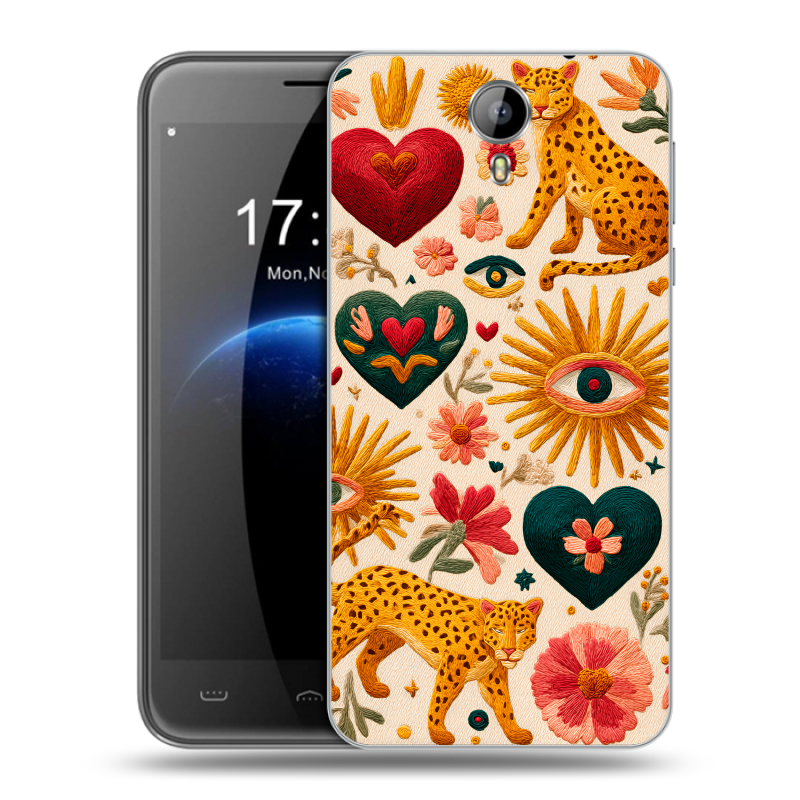 Силиконовый чехол на Homtom HT3 с принтом Модный принт Силиконовый чехол на Homtom HT3 с принтом Модный принт