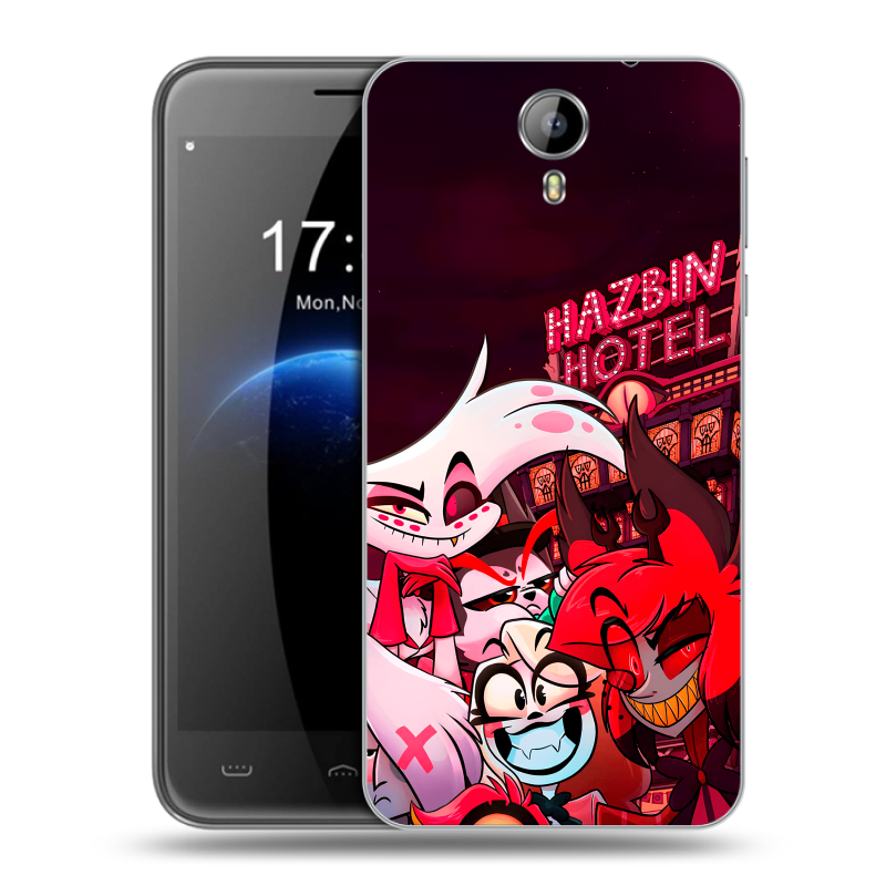 Силиконовый чехол на Homtom HT3 с принтом Hazbin Hotel Отель Хазбин Силиконовый чехол на Homtom HT3 с принтом Hazbin Hotel Отель Хазбин