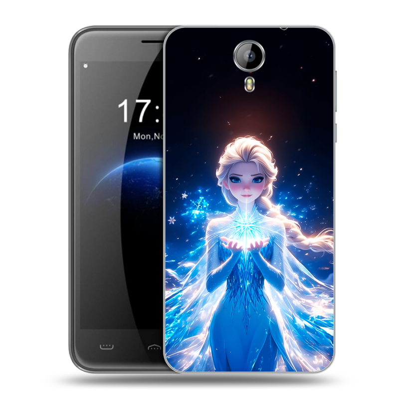 Силиконовый чехол на Homtom HT3 с принтом Холодное сердце Frozen Силиконовый чехол на Homtom HT3 с принтом Холодное сердце Frozen