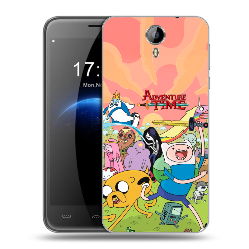 Силиконовый чехол на Homtom HT3 с принтом Adventure time Время приключений Силиконовый чехол на Homtom HT3 с принтом Adventure time Время приключений