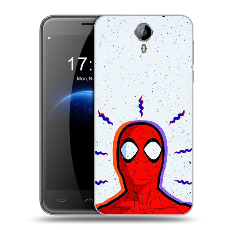 Силиконовый чехол на Homtom HT3 с принтом Spiderman Человек паук Силиконовый чехол на Homtom HT3 с принтом Spiderman Человек паук