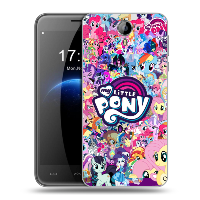 Силиконовый чехол на Homtom HT3 с принтом My little pony Дружба чудо Силиконовый чехол на Homtom HT3 с принтом My little pony Дружба чудо