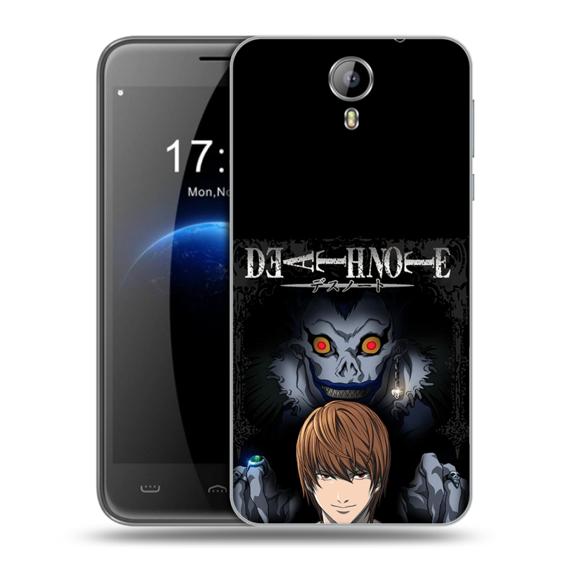Силиконовый чехол на Homtom HT3 с принтом Death note Тетрадь смерти Силиконовый чехол на Homtom HT3 с принтом Death note Тетрадь смерти