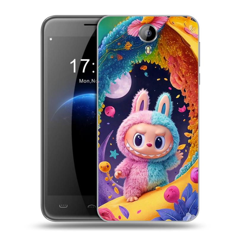Силиконовый чехол на Homtom HT3 с принтом Labubu Лабубу Силиконовый чехол на Homtom HT3 с принтом Labubu Лабубу