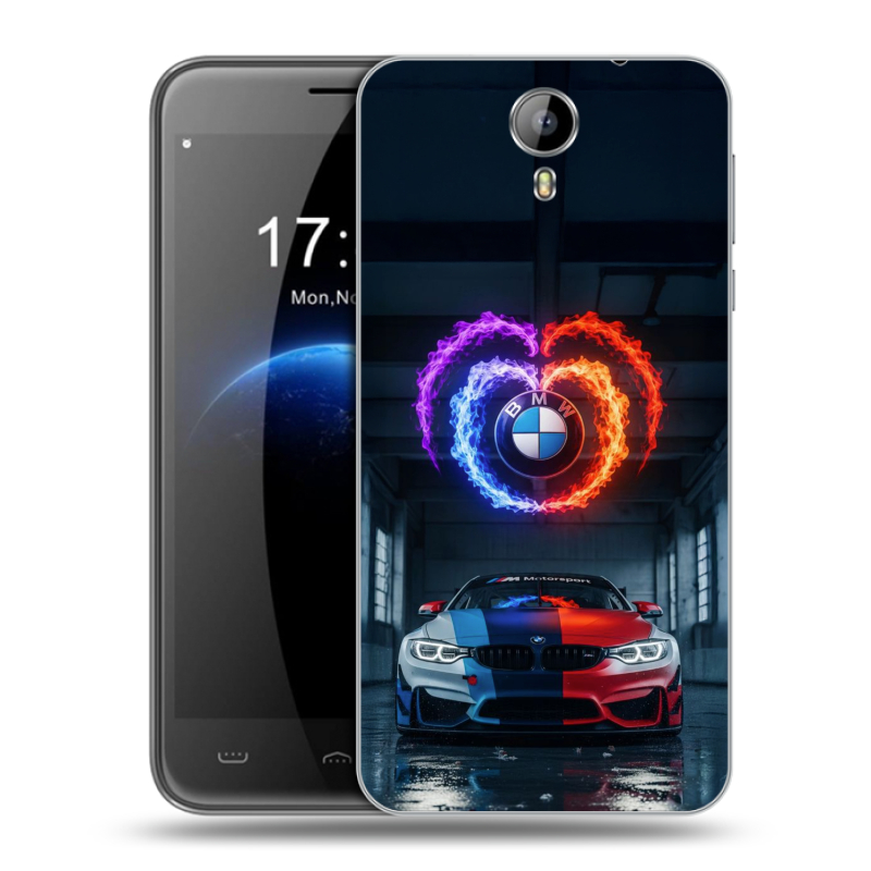 Силиконовый чехол на Homtom HT3 с принтом BMW БМВ Силиконовый чехол на Homtom HT3 с принтом BMW БМВ