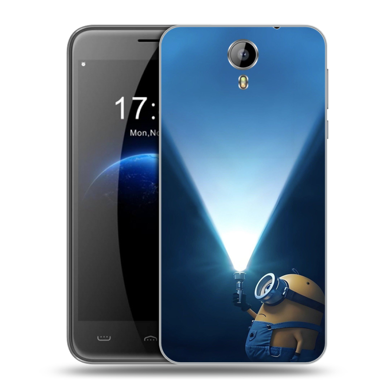 Силиконовый чехол на Homtom HT3 с принтом Миньоны Силиконовый чехол на Homtom HT3 с принтом Миньоны