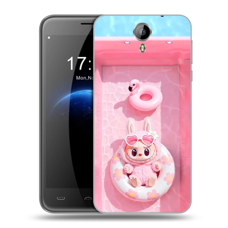 Силиконовый чехол на Homtom HT3 с принтом Labubu Лабубу Силиконовый чехол на Homtom HT3 с принтом Labubu Лабубу