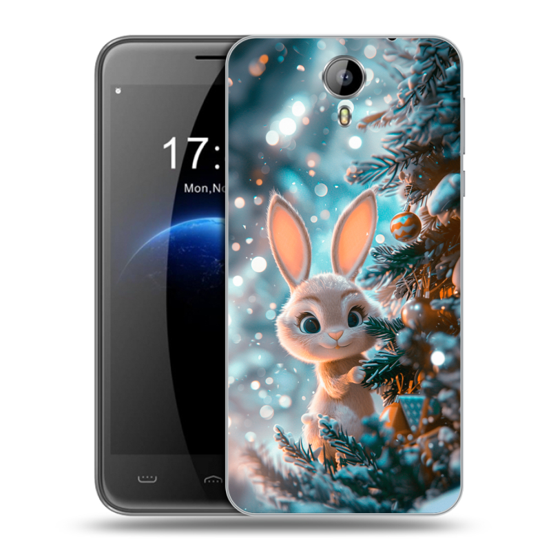 Силиконовый чехол на Homtom HT3 с принтом Новый год Силиконовый чехол на Homtom HT3 с принтом Новый год