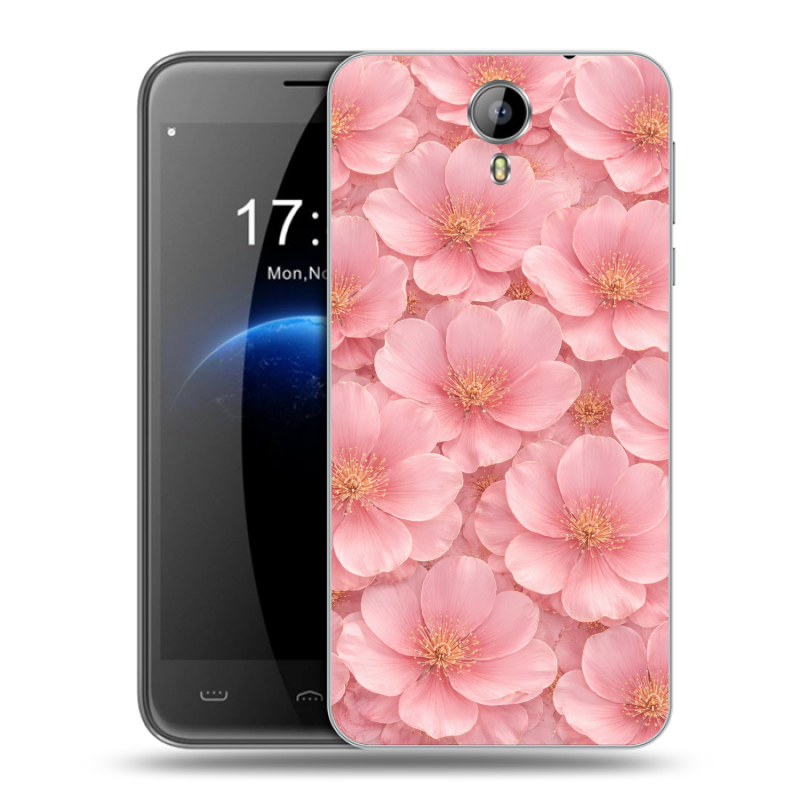 Силиконовый чехол на Homtom HT3 с принтом женский Силиконовый чехол на Homtom HT3 с принтом женский