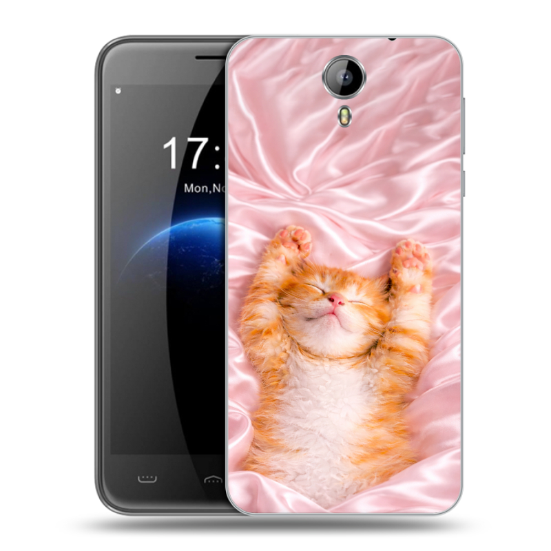 Силиконовый чехол на Homtom HT3 с принтом женский Силиконовый чехол на Homtom HT3 с принтом женский