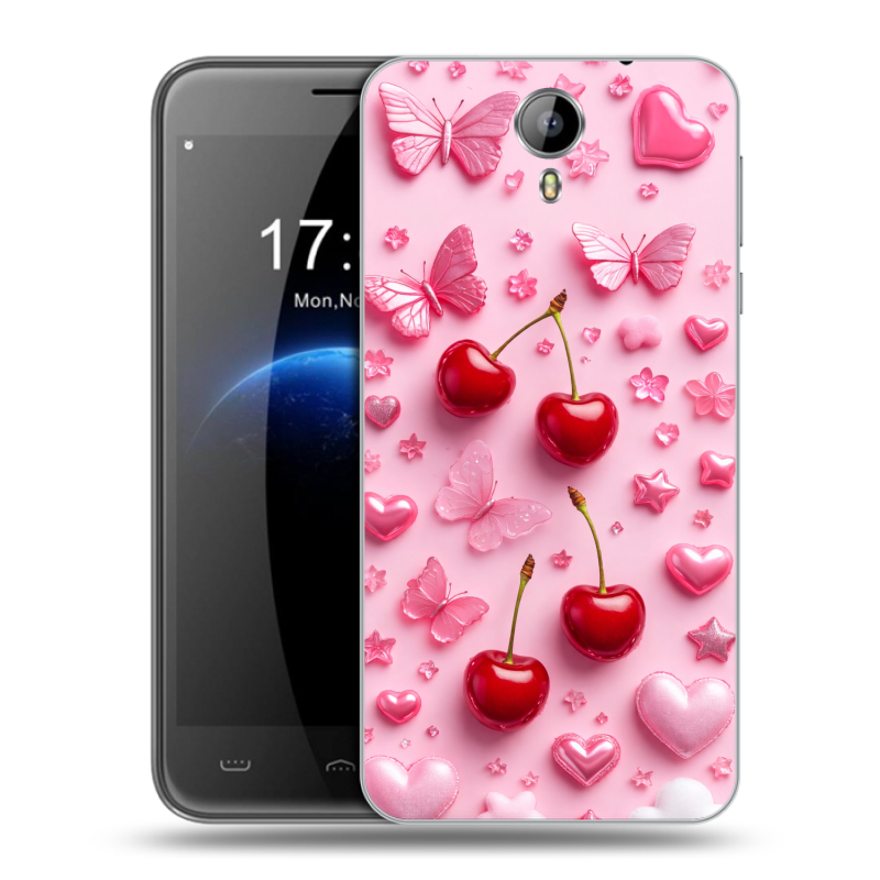 Силиконовый чехол на Homtom HT3 с принтом для девочек Силиконовый чехол на Homtom HT3 с принтом для девочек