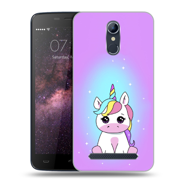 Силиконовый чехол на Homtom HT17 с принтом Единорог Силиконовый чехол на Homtom HT17 с принтом Единорог