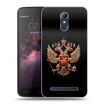 Силиконовый чехол на Homtom HT17 с принтом Герб России Силиконовый чехол на Homtom HT17 с принтом Герб России